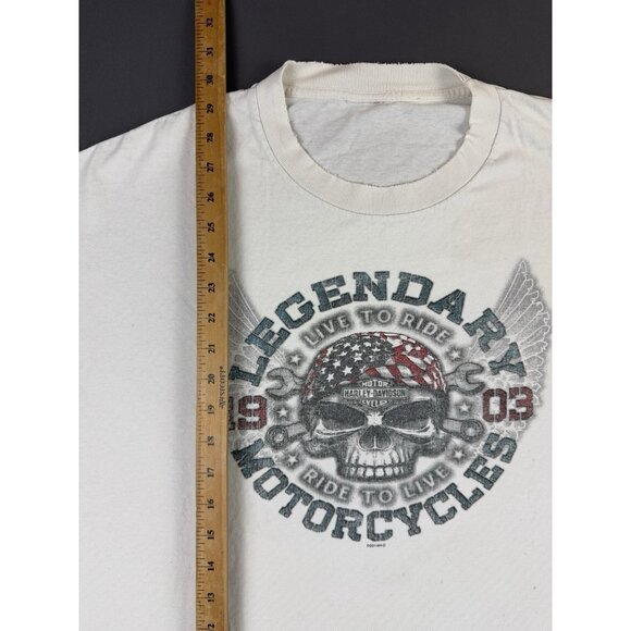 Rare Vintage Y2K Harley Davidson American Nigara New York Art Women 2XL Fit - Picture 13 of 13